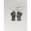 Silver Steed Day & Night House Dropped Earrings Earrings