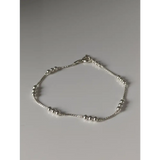 Silver Steed Delicate Ball Silver Bracelet 17.5CM Bracelets