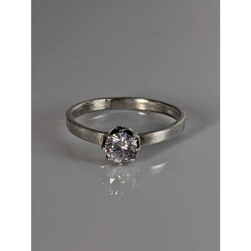 Silver Steed Delicate , unique silver zirconia ring G Rings