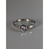 Silver Steed Delicate , unique silver zirconia ring G Rings