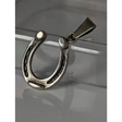 Silver Steed Detailed Horseshoe Pendant Pendant