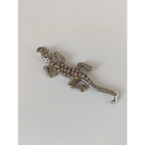 Silver Steed Detailed Lizard Silver Pendant Large Pendant