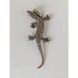 Silver Steed Detailed Lizard Silver Pendant Large Pendant