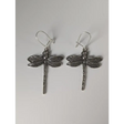 Silver Steed Dragonfly Dropped Earrings Earrings