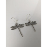 Silver Steed Dragonfly Dropped Earrings Earrings