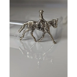 Silver Steed Dressage Brooch / Stock Tie Pin Brooches