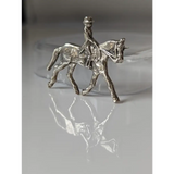 Silver Steed Dressage Brooch / Stock Tie Pin Brooches