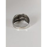 Silver Steed Ear of Grain Silver Ring R Rings