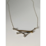 Silver Steed Elegant Hoof Nails Necklace Necklaces