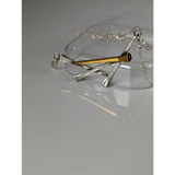 Silver Steed Elegant Hoof Nails Necklace Necklaces