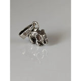 Silver steed elephant silver pendant features a detailed sculpted elephant charm with a polished finish perfect for equestrian jewelry