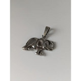 Silver Steed Elephant Silver Pendant Charms
