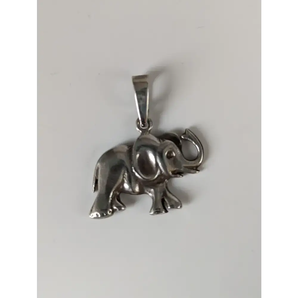 Silver Steed Elephant Silver Pendant Charms