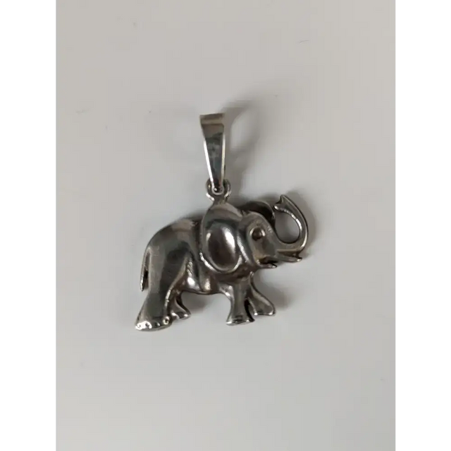 Silver Steed Elephant Silver Pendant Charms