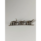 Silver Steed Elephants Silver Brooch Brooches