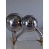 Silver Steed Extra Large Balls One Size Ring Rings