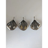 Silver Steed Extravagant Leaf & Stems Silver Pendant Gold Pendant