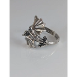 Silver Steed Fantasy Dragon Ring P Rings