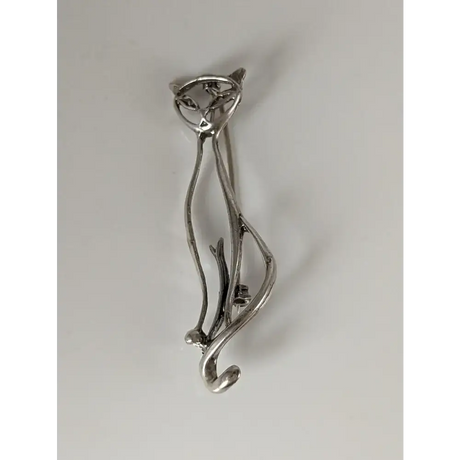 Silver Steed Feline Silver Brooch Brooches