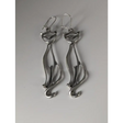 Silver Steed Feline Silver Dropped Earrings Earrings