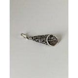 Silver Steed Filigree Cone Silver Pendant Pendant