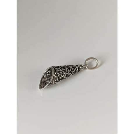 Silver Steed Filigree Cone Silver Pendant Pendant