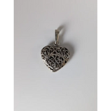 Silver Steed Filigree Heart Silver Pendant Small Pendant