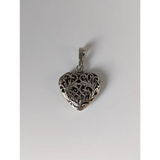 Silver Steed Filigree Heart Silver Pendant Small Pendant