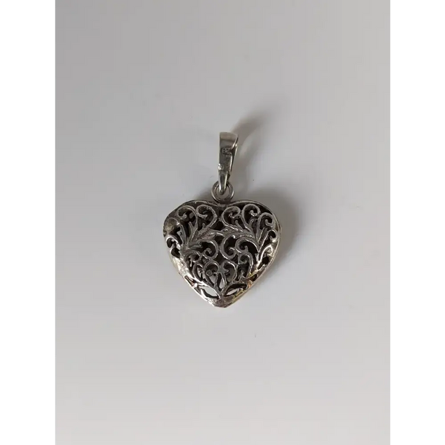 Silver Steed Filigree Heart Silver Pendant Small Pendant