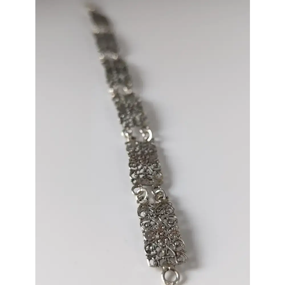 Silver Steed Filigree Vintage Silver Bracelet Bracelets