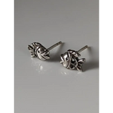 Silver Steed Fish Stud Earrings Earrings