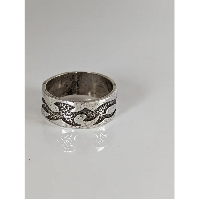 Silver Steed Flames Ring O Rings