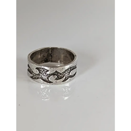 Silver Steed Flames Ring O Rings