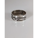 Silver Steed Flames Ring O Rings