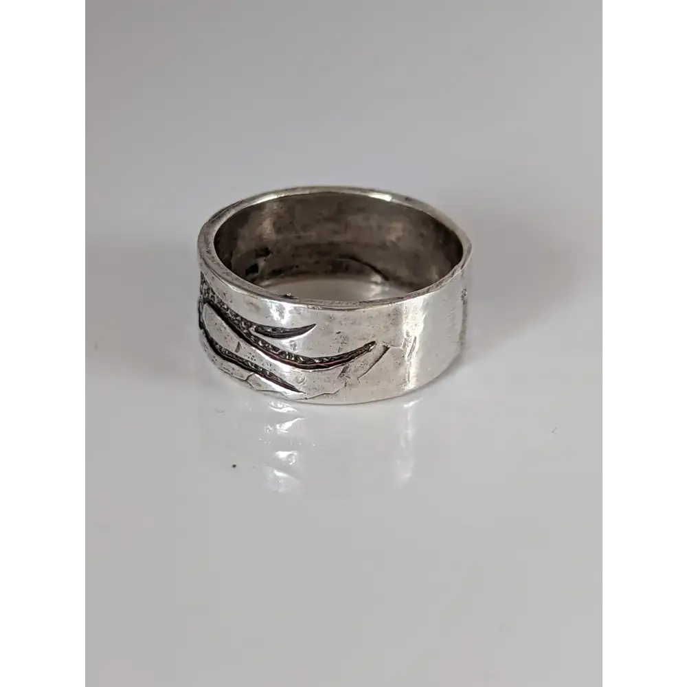Silver Steed Flames Ring O Rings