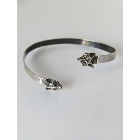 Silver Steed Fox Head Bangle Bangle