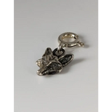 Silver Steed Fox Head Silver Charm Charms
