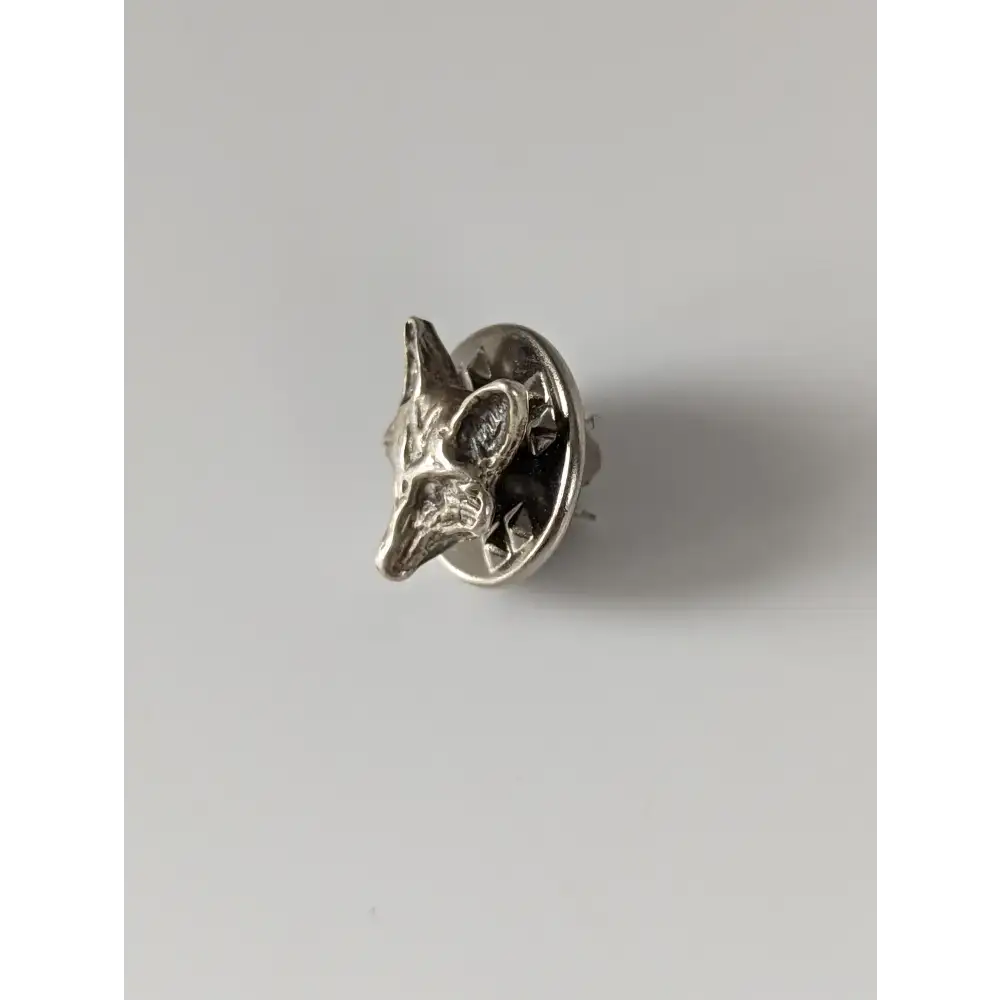 Silver Steed Fox Head Silver Pin Charms
