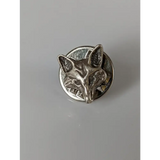 Silver Steed Fox Head Silver Pin Charms