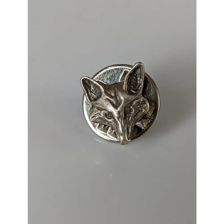 Silver Steed Fox Head Silver Pin Charms