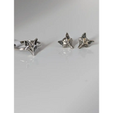 Silver Steed Fox Head Stud Earrings Earrings