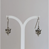 Silver Steed Fox Long Dropped Earrings Earrings