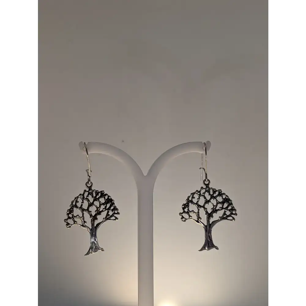 Silver Steed Fruit Tree Dangling Earrings Earrings