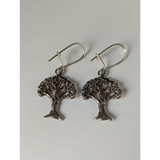 Silver Steed Fruit Tree Silver Dropped Earrings Earrings