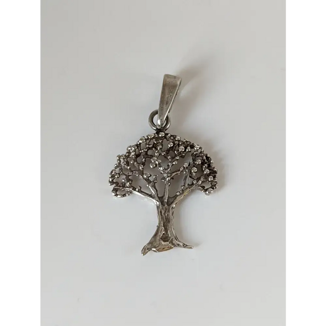 Silver Steed Fruit Tree Silver Pendant Small Pendant