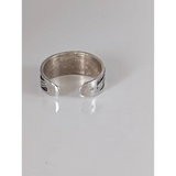 Silver Steed Galaxy Adjustable Silver Band Rings