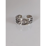 Silver Steed Galaxy Adjustable Silver Band Rings