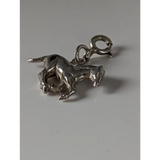 Silver Steed Galloping Horse Silver Charm Charms