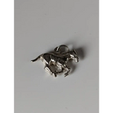Silver Steed Galloping Horse Silver Pendant Pendant