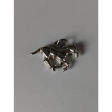 Silver Steed Galloping Horse Silver Pendant Pendant